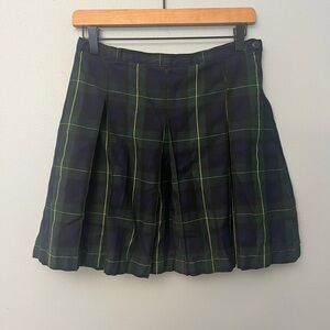 Lands’ End Pleated Uniform Skirt - Hunter Classic Navy